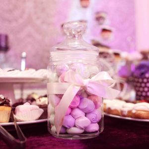 42325925 - mix of wedding sweets on table